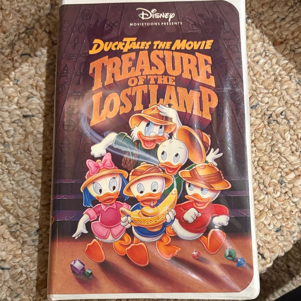 Disney VHS Duck Tales the Movie Treasure of the Lost Lamp